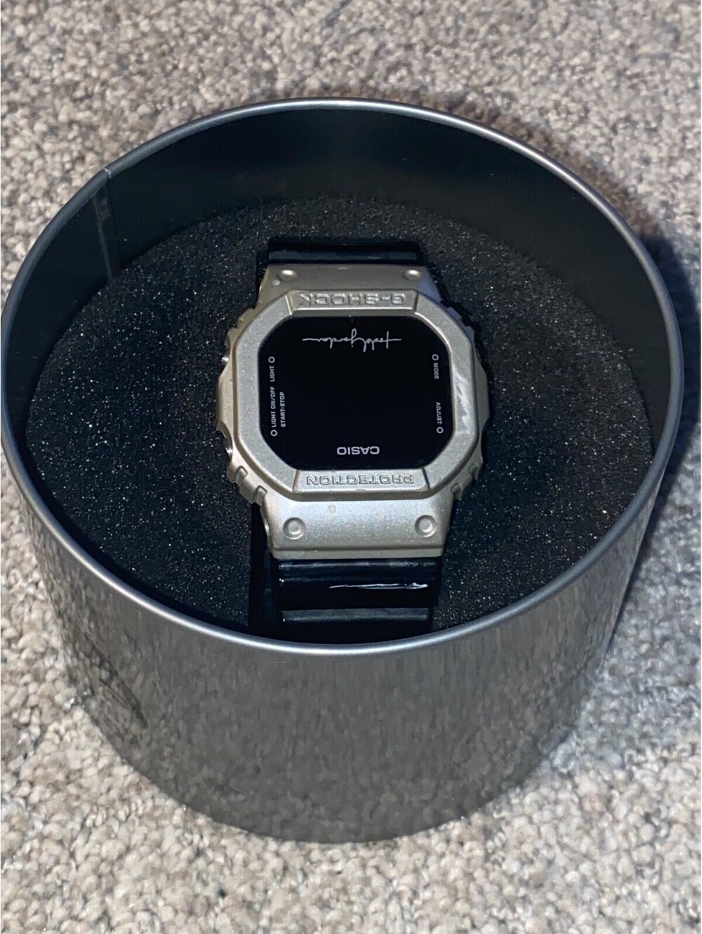 Rare Todd Jordan 2010 CASIO G-SHOCK Black Wristwatch - with case - DW5600TOD